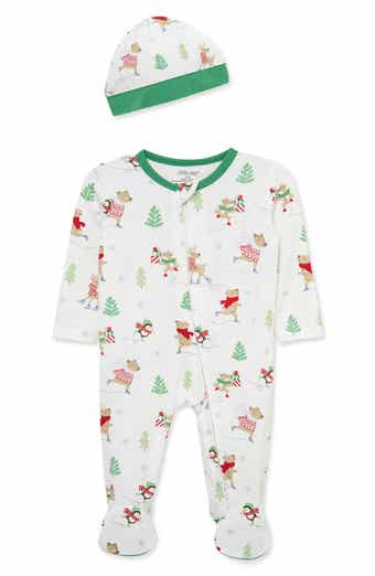 Festive Friends Footie & Beanie Set