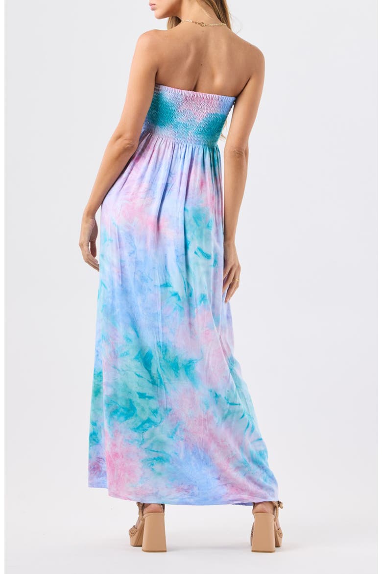 Shawna Strapless Maxi Dress, Alternate, color, MARBLED CRYSTAL