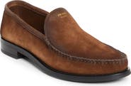 Prada Moc Toe Suede Loafer