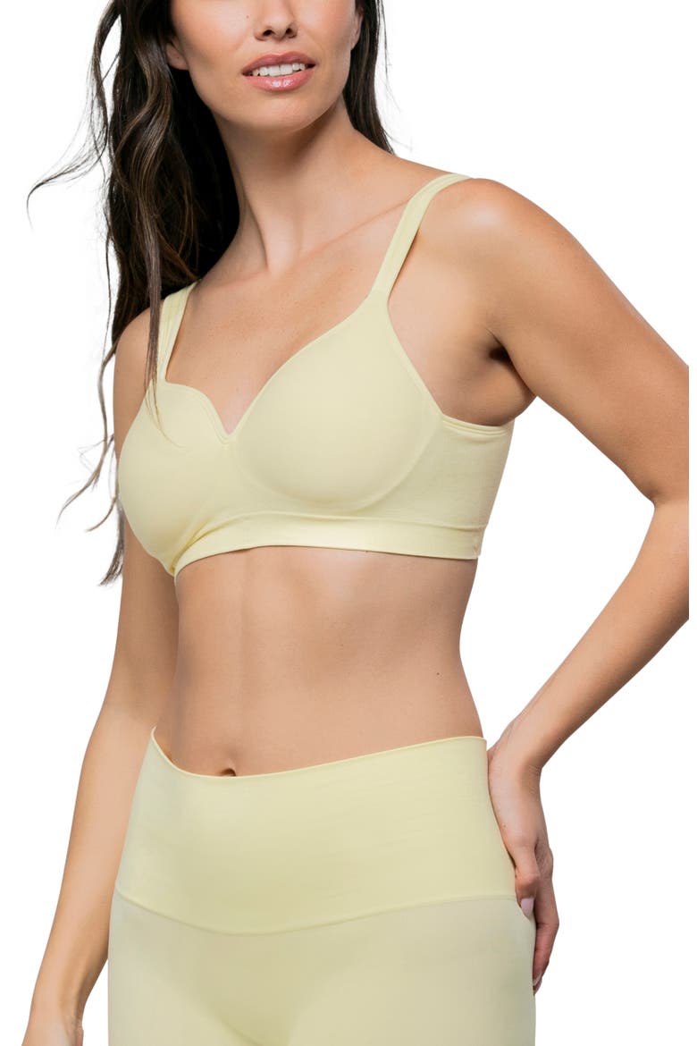 The Perfect Neckline Bra, Alternate, color, Banana