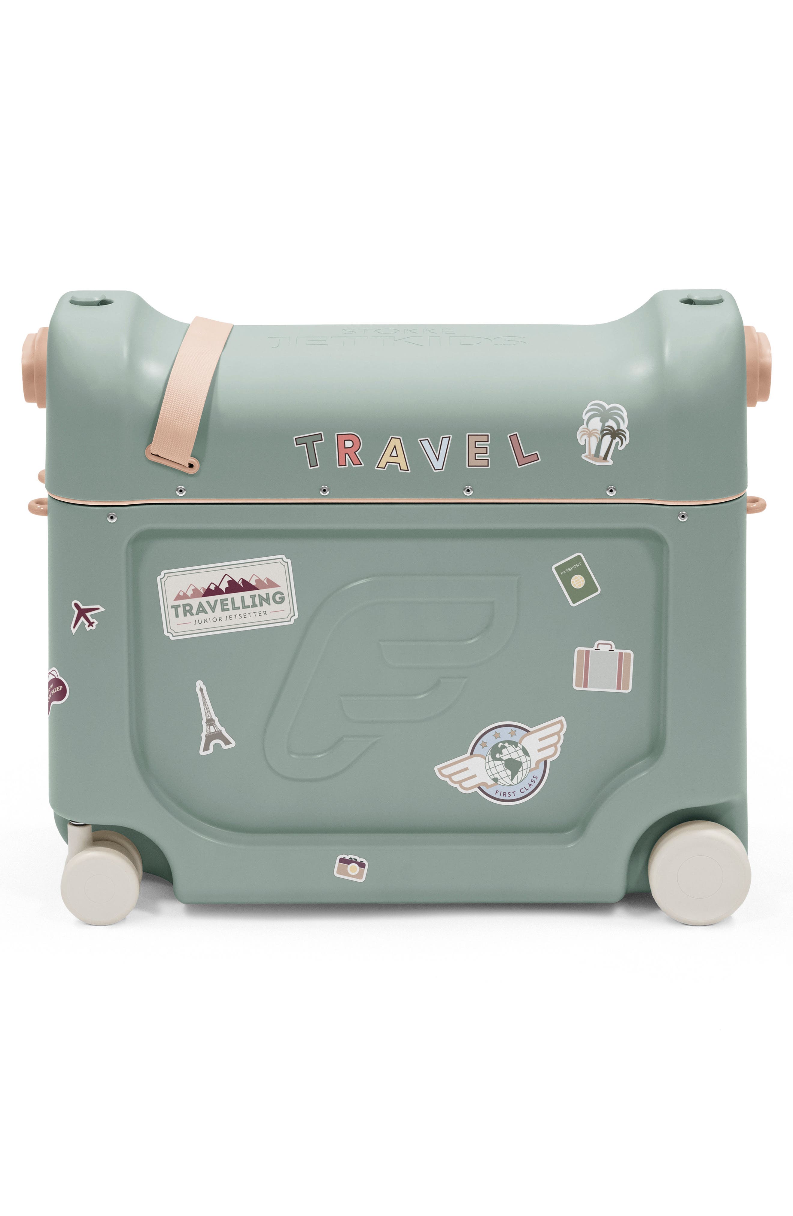 JETKID by STOKKE キャリーカート ミントグリーン Stokke Kids' BedBox® 19-Inch Ride-On Carry-On Suitcase | Nordstrom