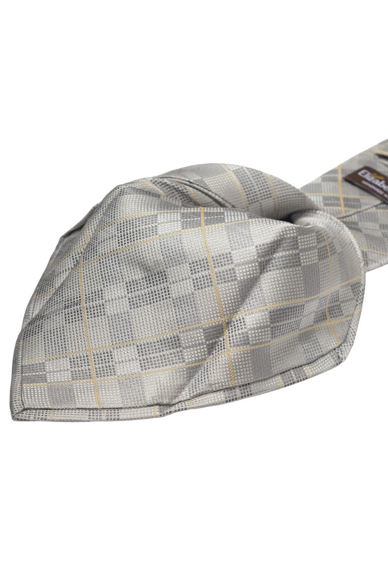 Moscato - Silk Jacquard Tie for Men, Alternate, color, Grey