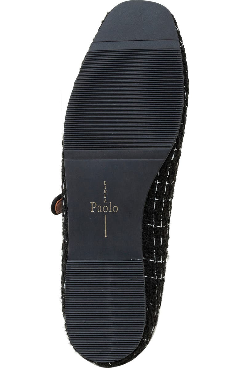 Linea Paolo Marley Mary Jane Flat, Alternate, color, Black-White Plaid