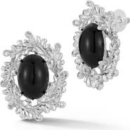 SPHERA MILANO Ornate Wreath Stud Earrings