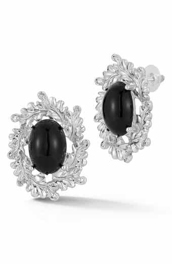 SPHERA MILANO Ornate Wreath Stud Earrings