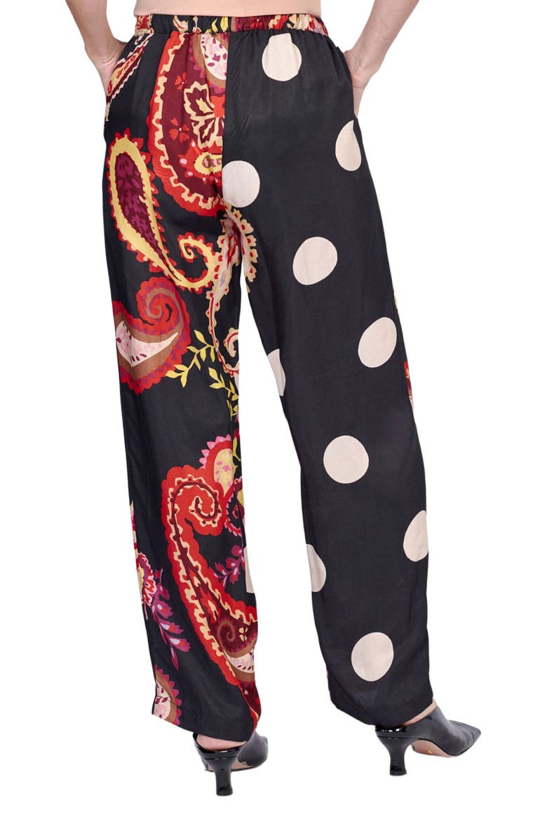 Alembika Wide leg pants in Fiesta print, Alternate, color, 