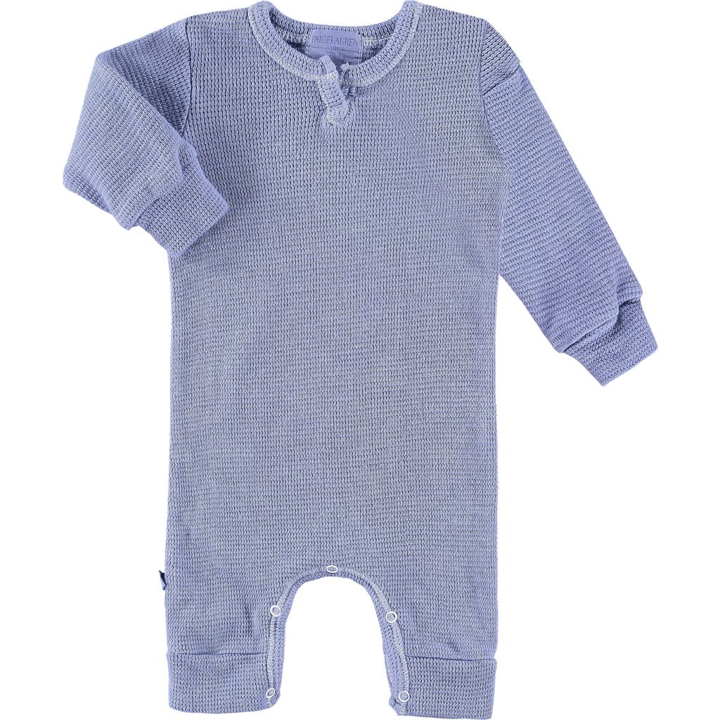 Paigelauren Thermal Romper In Light Blue