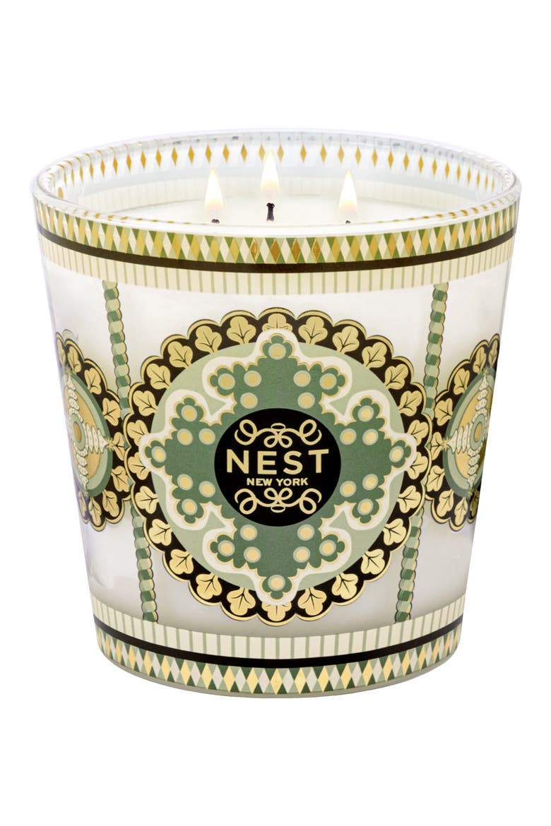 Pierre Marie Birchwood Pine Three-Wick Candle, Alternate, color, NO COLOR