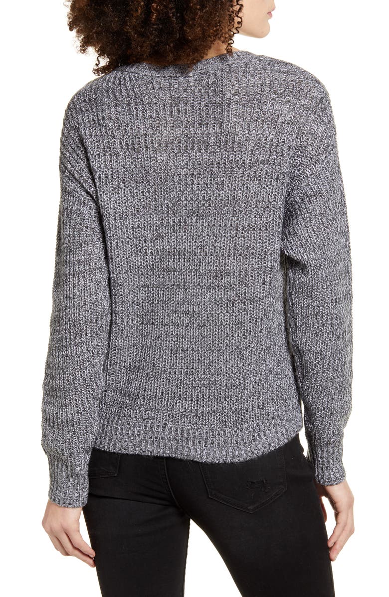 BP. Marled V-Neck Pullover, Alternate, color,