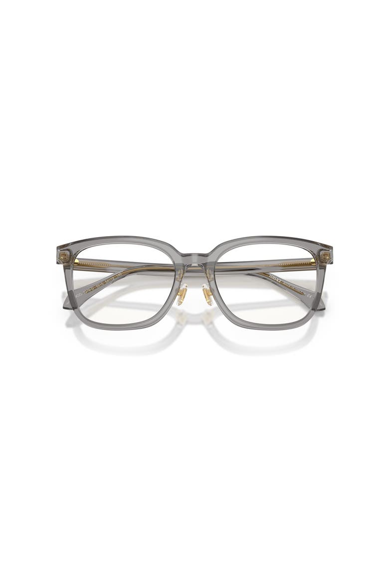 54mm Square optical glasses, Alternate, color, Grey