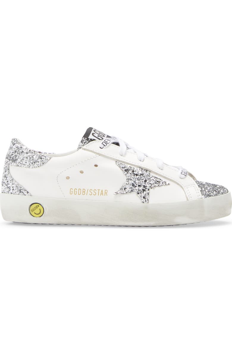 Golden Goose Super-Star Glitter Sneaker, Alternate, color,