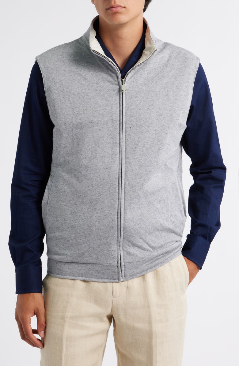 Aurélien Reversible Insulated Resort Vest, Alternate, color, Ecru