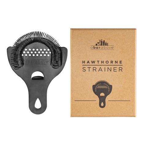 Black Hawthorne Cocktail Strainer