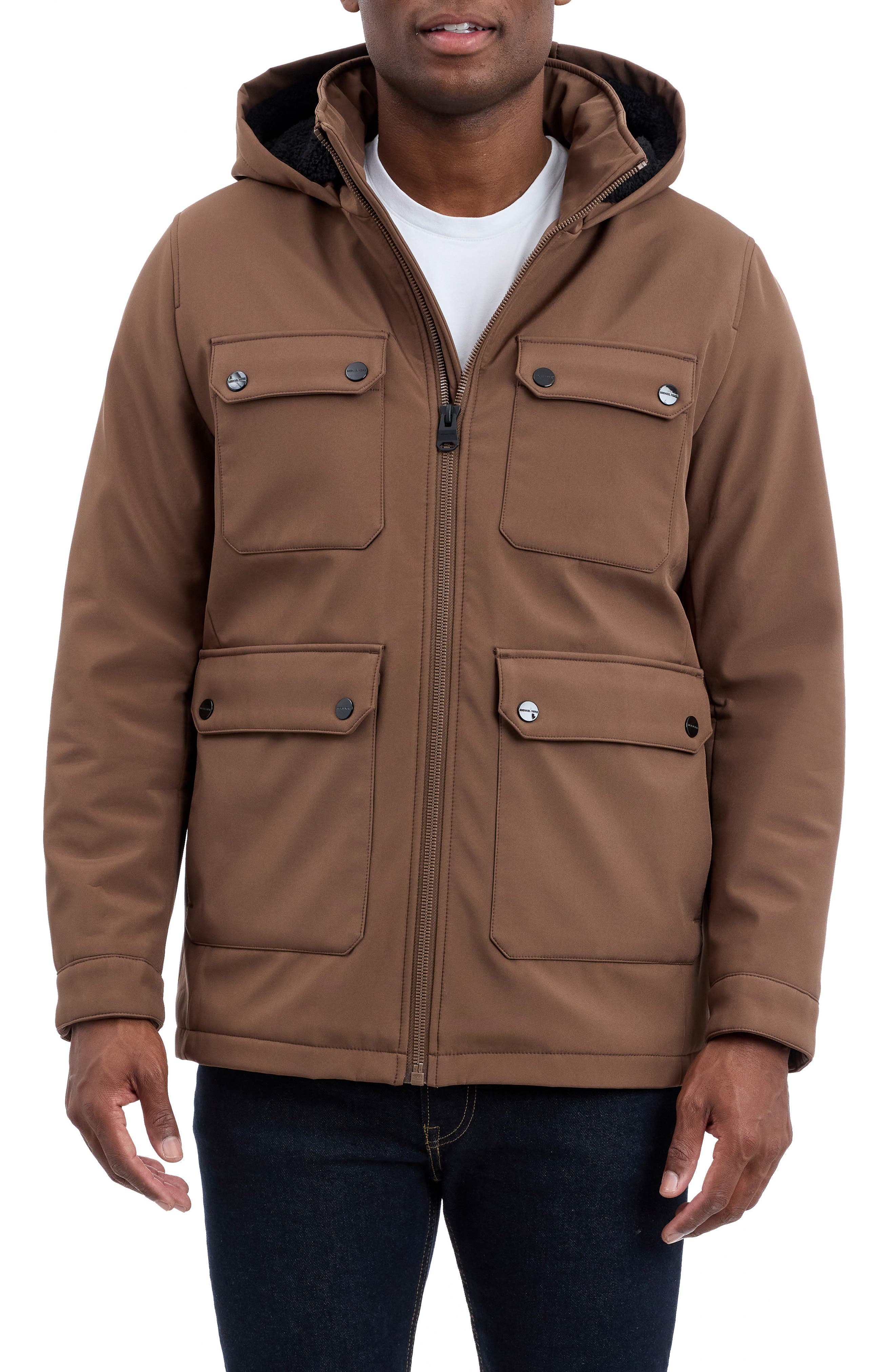 Michael Kors Moblown Hooded Coat