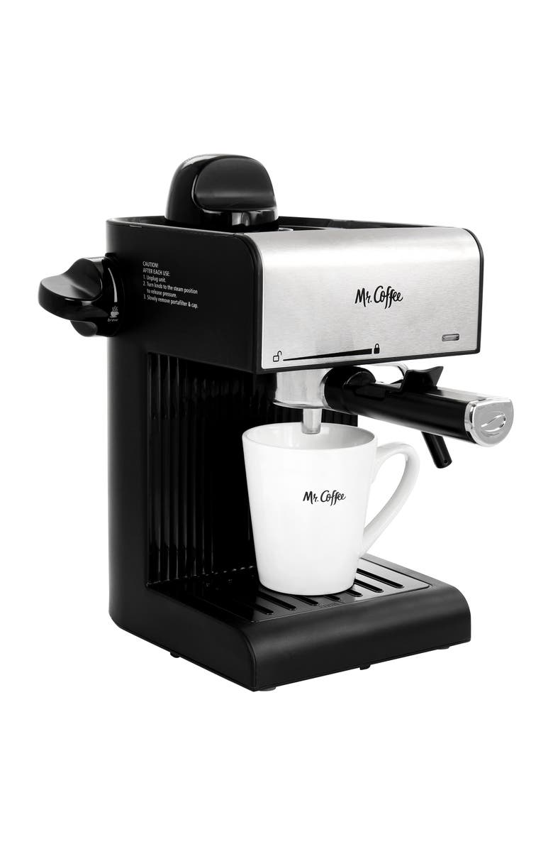 Mr. Coffee Espresso, Cappuccino and Latte Maker, Main, color, Black