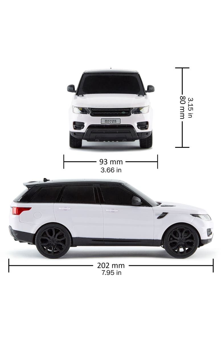 CMJ RC Cars Range Rover White Toy Car 124 Scale, Alternate, color, Multicolored