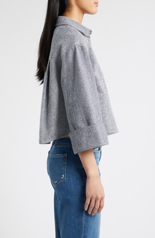 Wit & Wisdom Contrast Cuffed Shirt