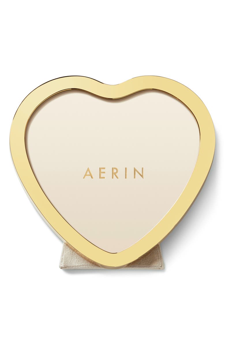 Aerin Martin Heart Goldtone Frame, Alternate, color, Gold