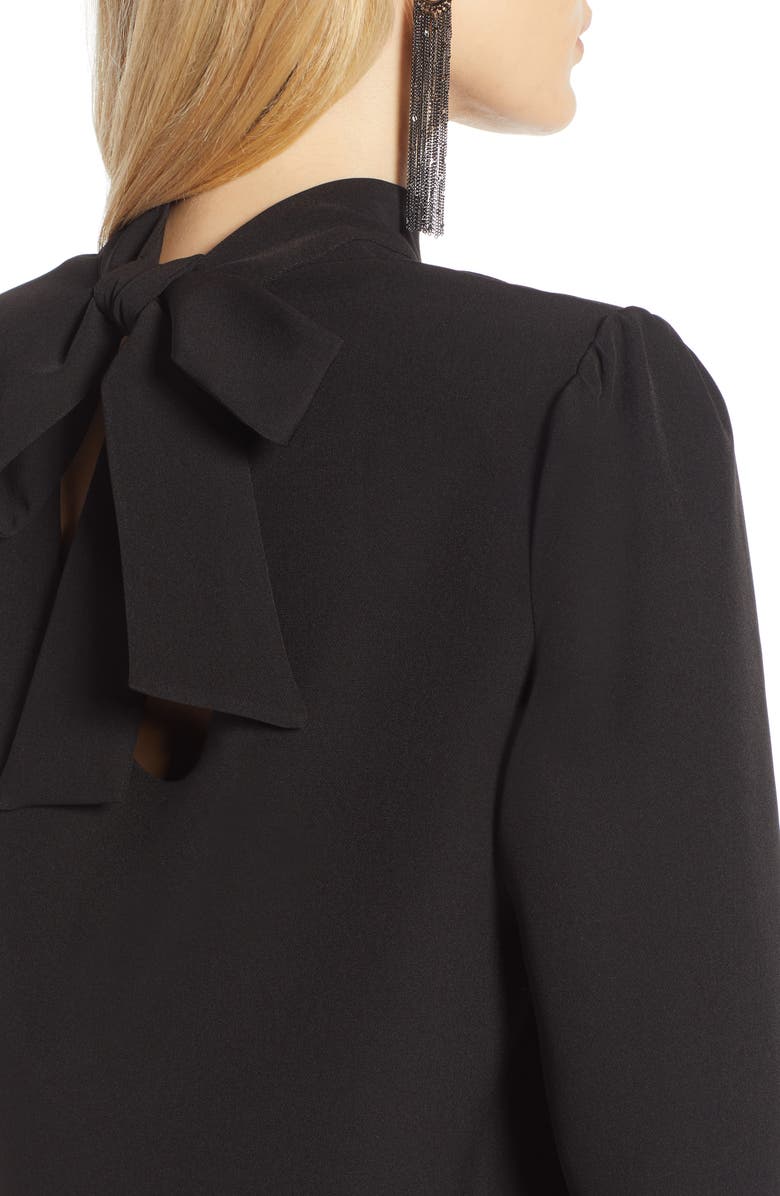 Halogen<sup>®</sup> Halogen Bow Back Ponte Shift Dress, Alternate, color, 