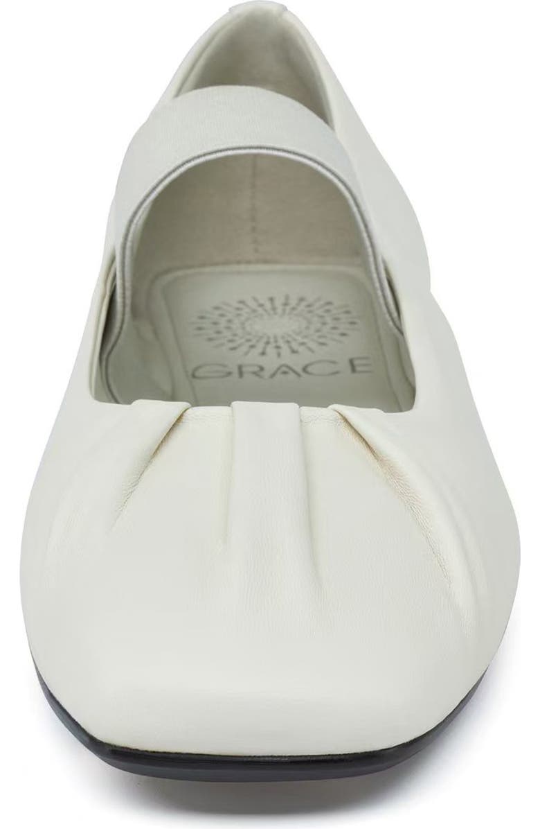 Grace Footwear Rimini Ballerina Flat, Alternate, color, White