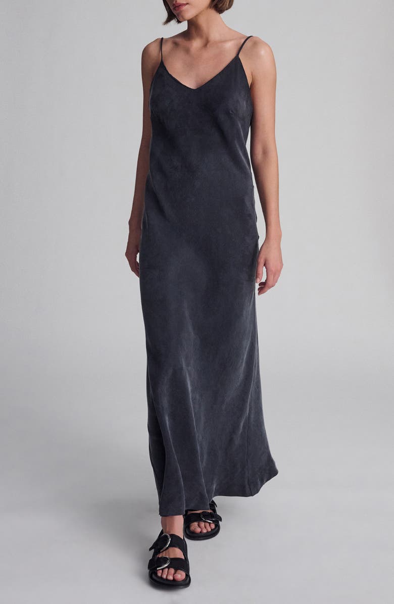 Mavi Jeans Maxi Slipdress, Main, color, Black