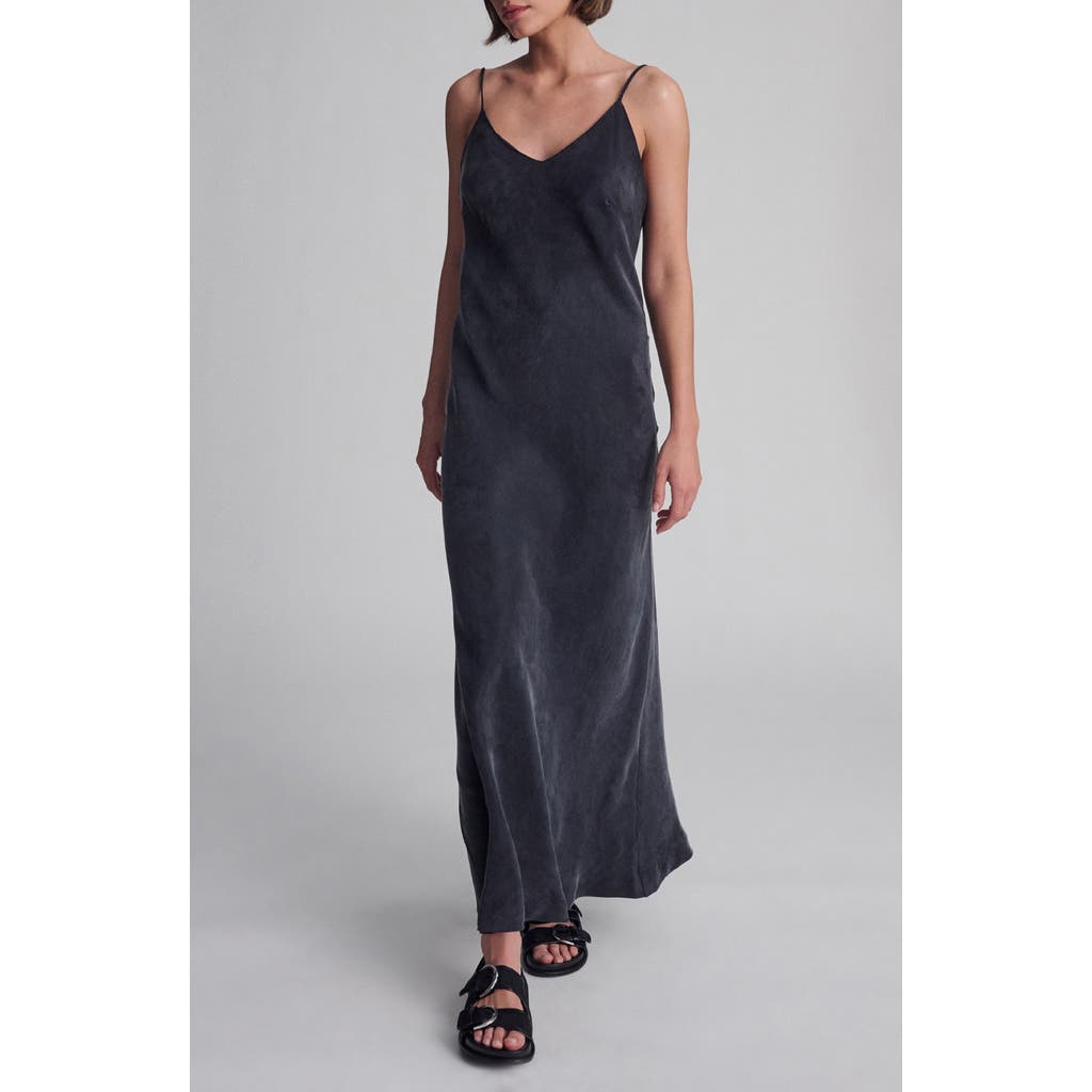 Mavi Jeans Maxi Slipdress In Black