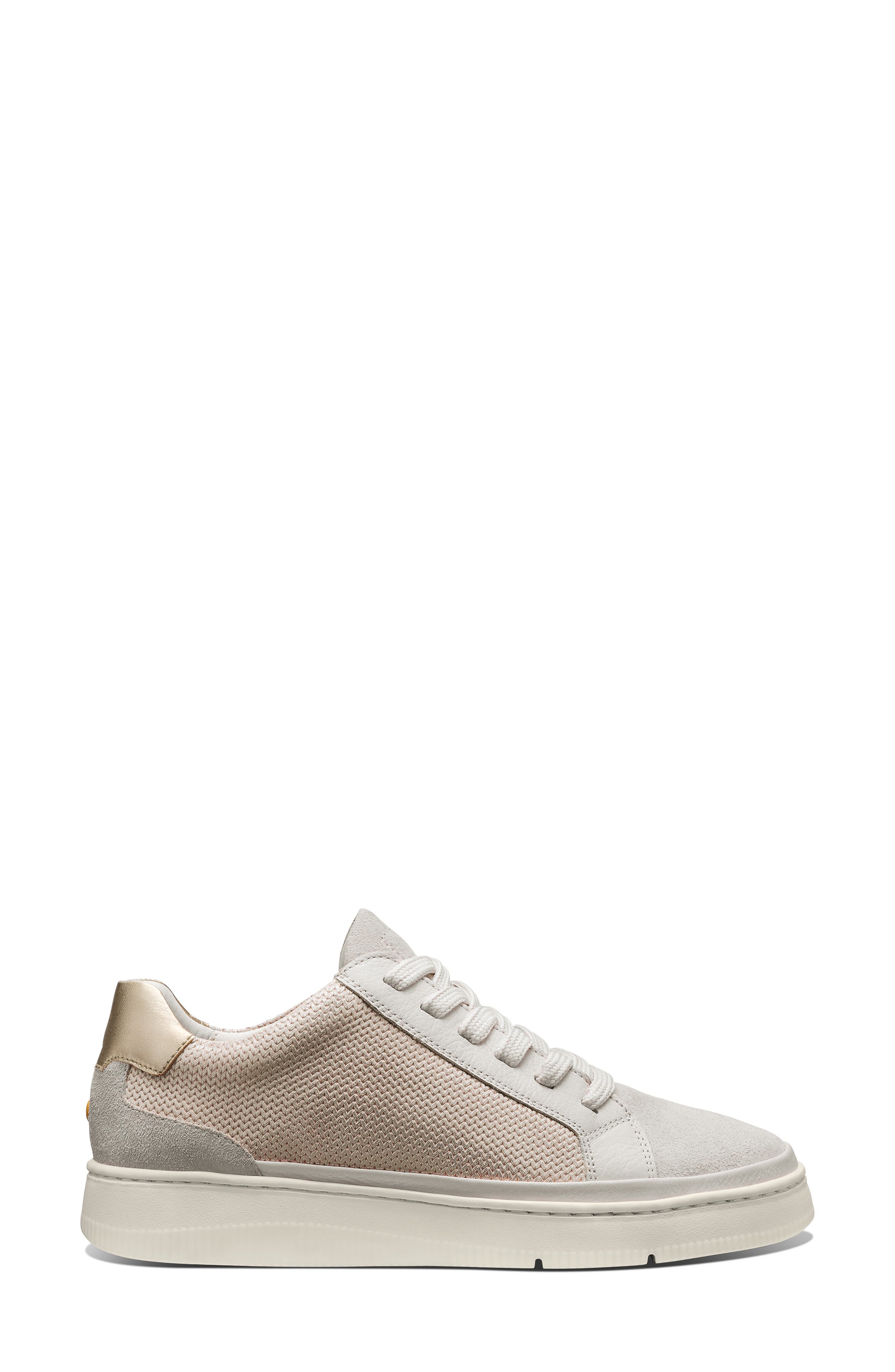 Featherlight Laguna Sport Sneaker, Alternate, color, TEXTURED PEARL LEATHER