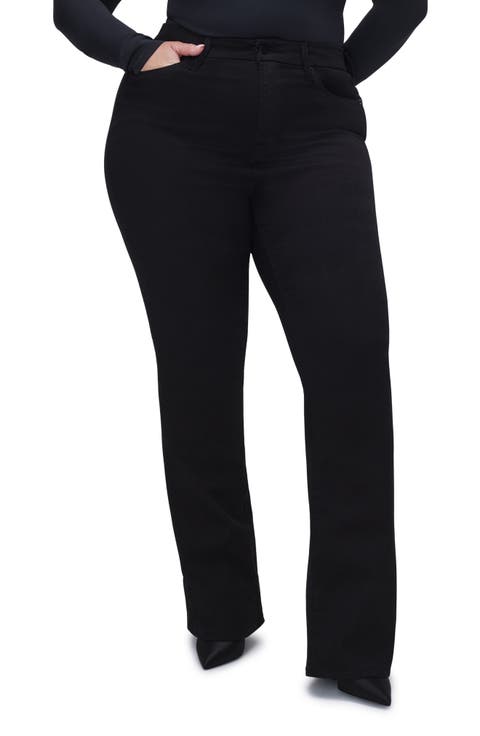 Good Classic Bootcut Jeans (Black 001) (Regular & Plus)