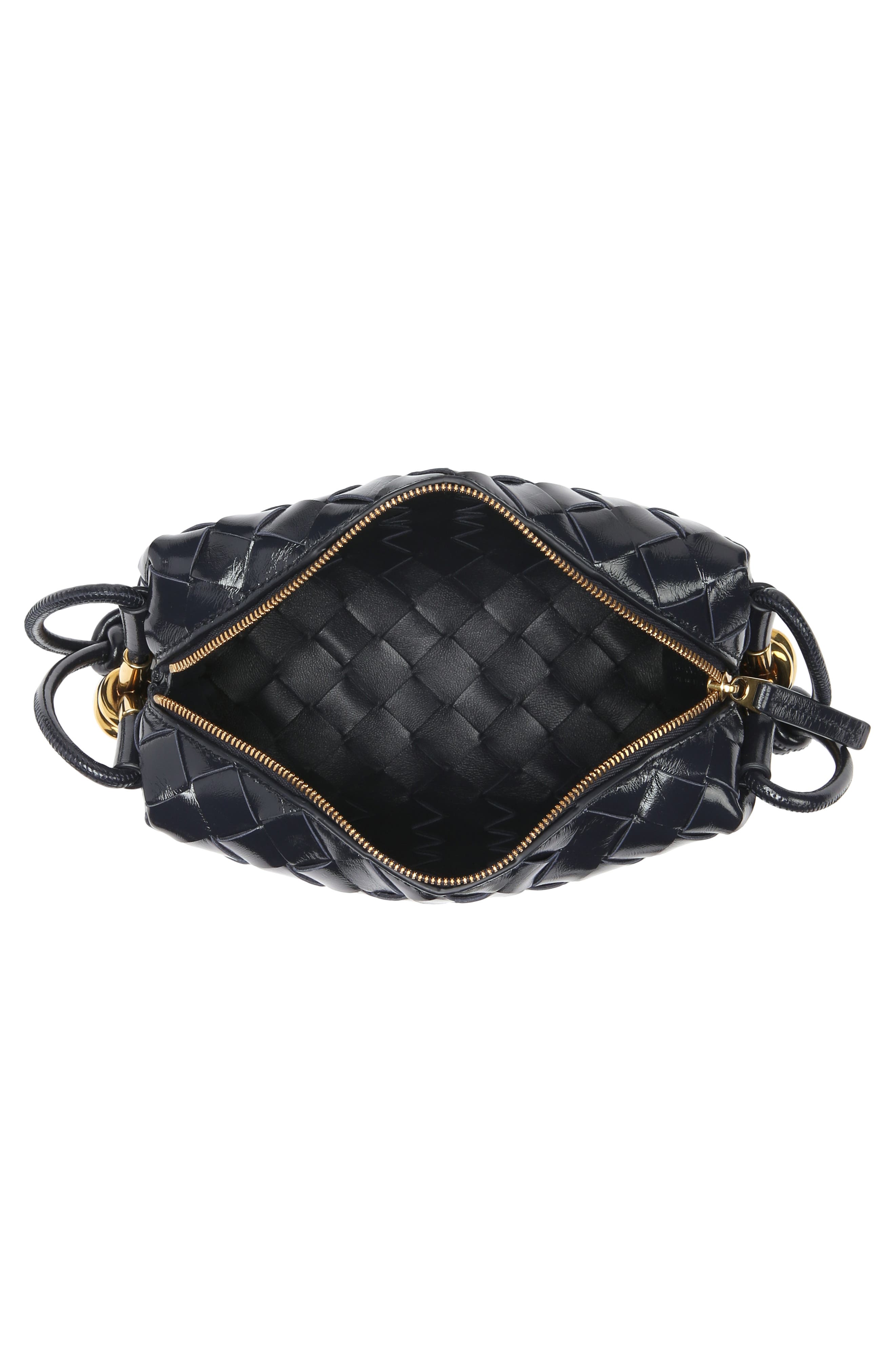 Bottega Veneta Mini Loop Intrecciato Leather Camera Bag, Alternate, color, 