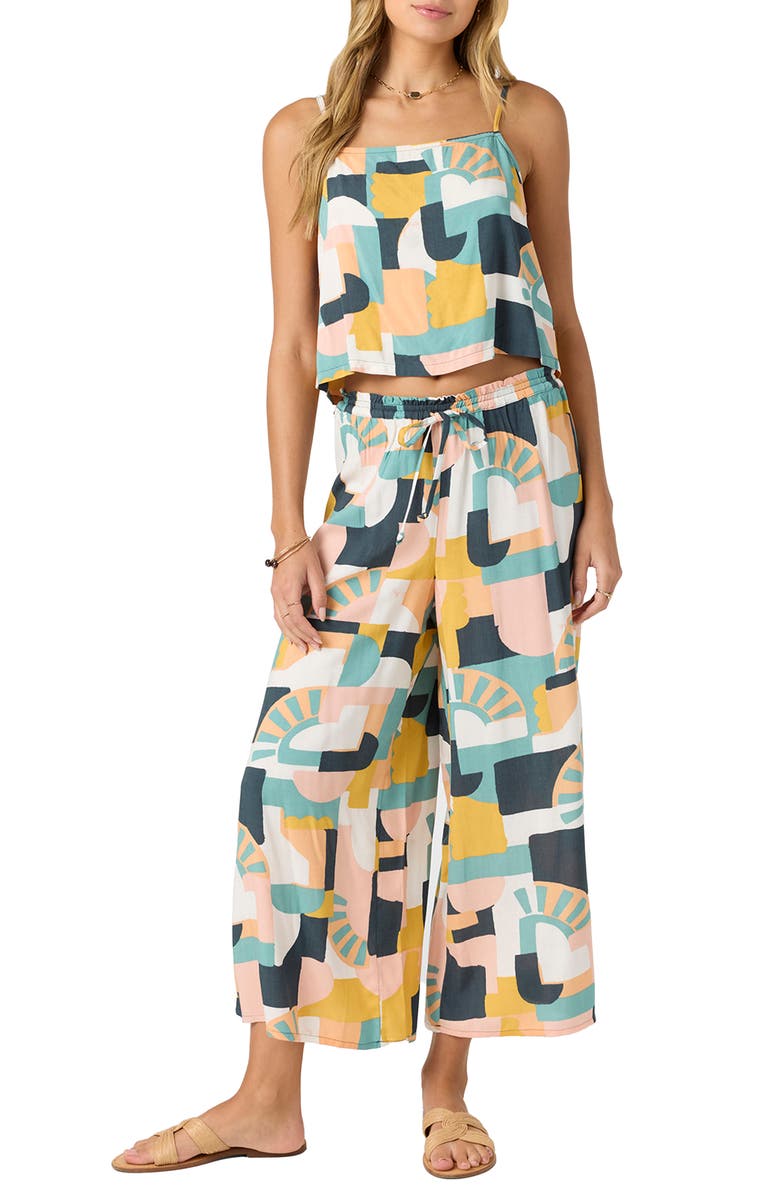 O'Neill Linata Crop Camisole, Alternate, color, 