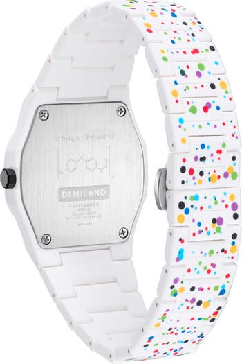 Dot 02 Polycarbon Bracelet Watch, 37mm