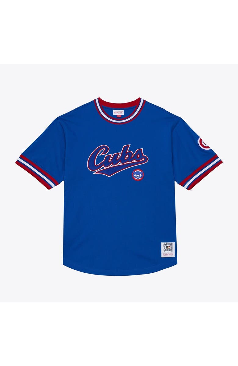 Mitchell & Ness Men's Mitchell & Ness  Royal Chicago Cubs Wild Pitch Ringer T-Shirt, Main, color, Royal
