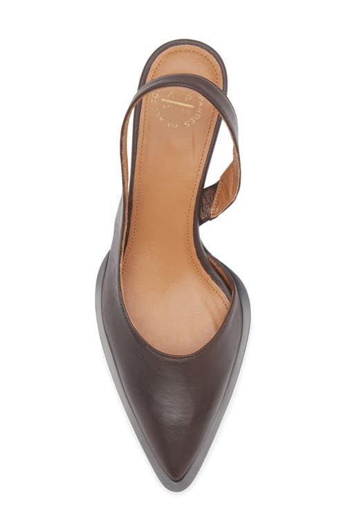 Atp Atelier Desana Slingback Pointed Toe Half D'orsay Pump In Multi