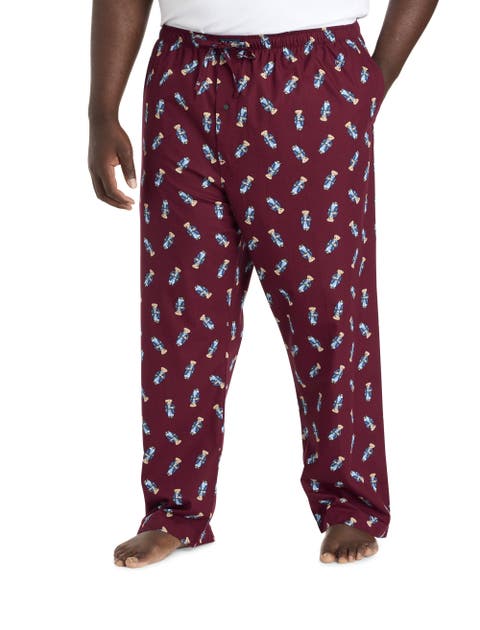 Big & Tall Polo Bear Print Pajama Pants
