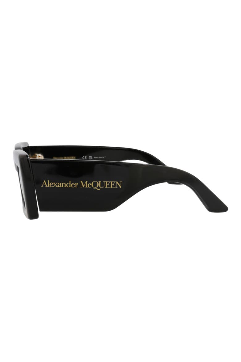 50mm Rectangular Sunglasses, Alternate, color, BLACK BLACK GREY