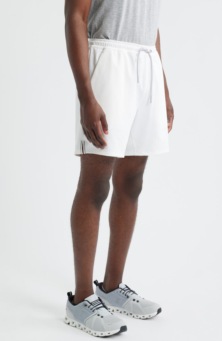 johnnie-O Jumpin Rib Lounge Shorts, Alternate, color, White