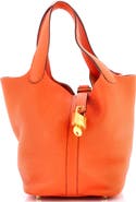 Pre-Owned Hermes Picotin Lock Bag Clemence PM