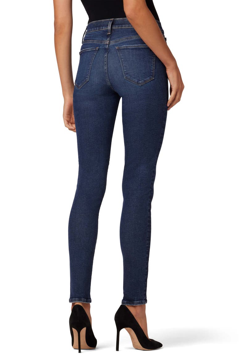 SnapBack Charlie High Waist Ankle Skinny Jeans, Alternate, color, OCEANA