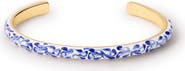 Ana Luisa Arlo Marble Enamel Cuff Bracelet