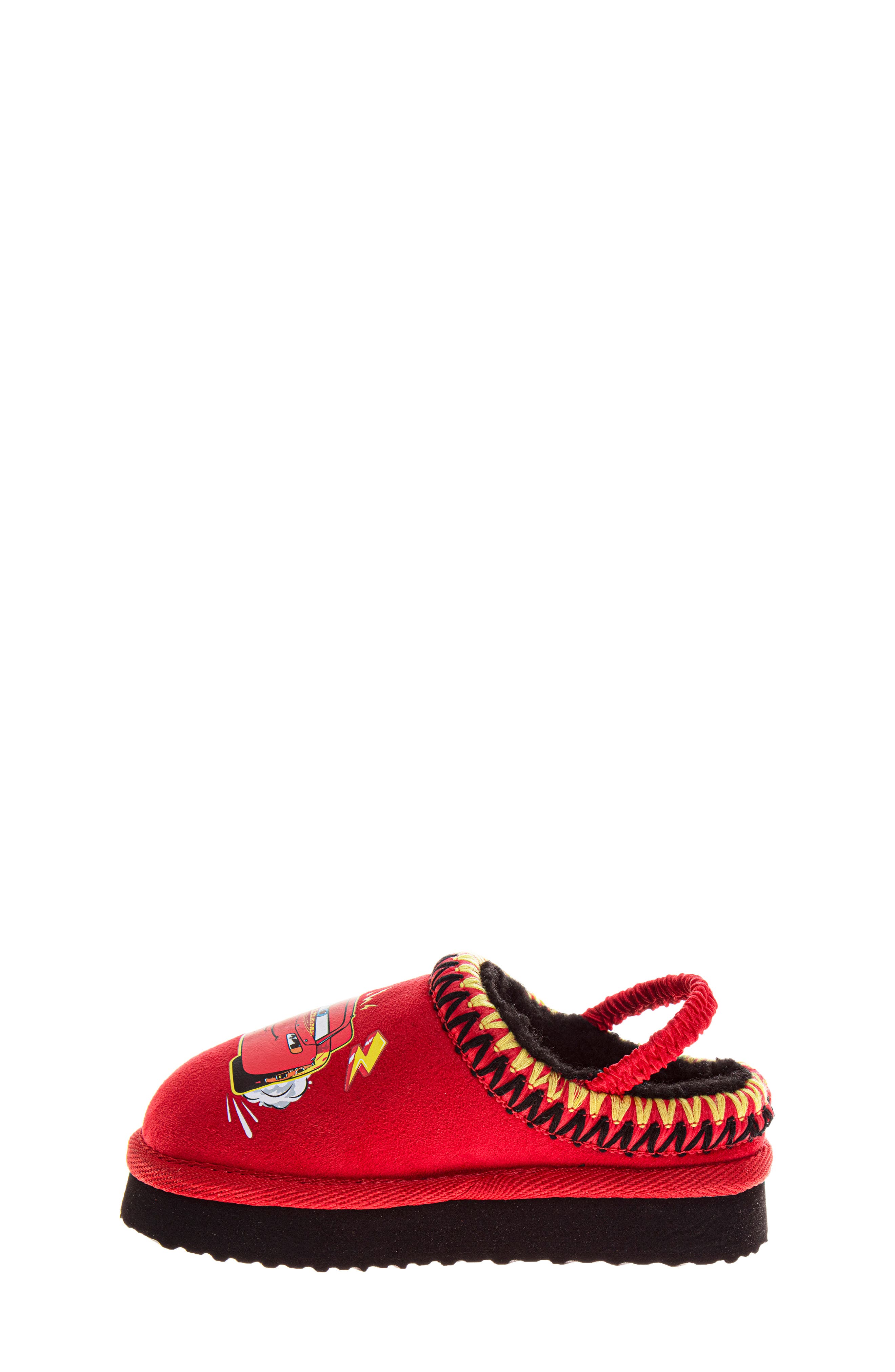 JOSMO Kids' Disney Pixar Cars Slingback Slipper, Alternate, color, Red