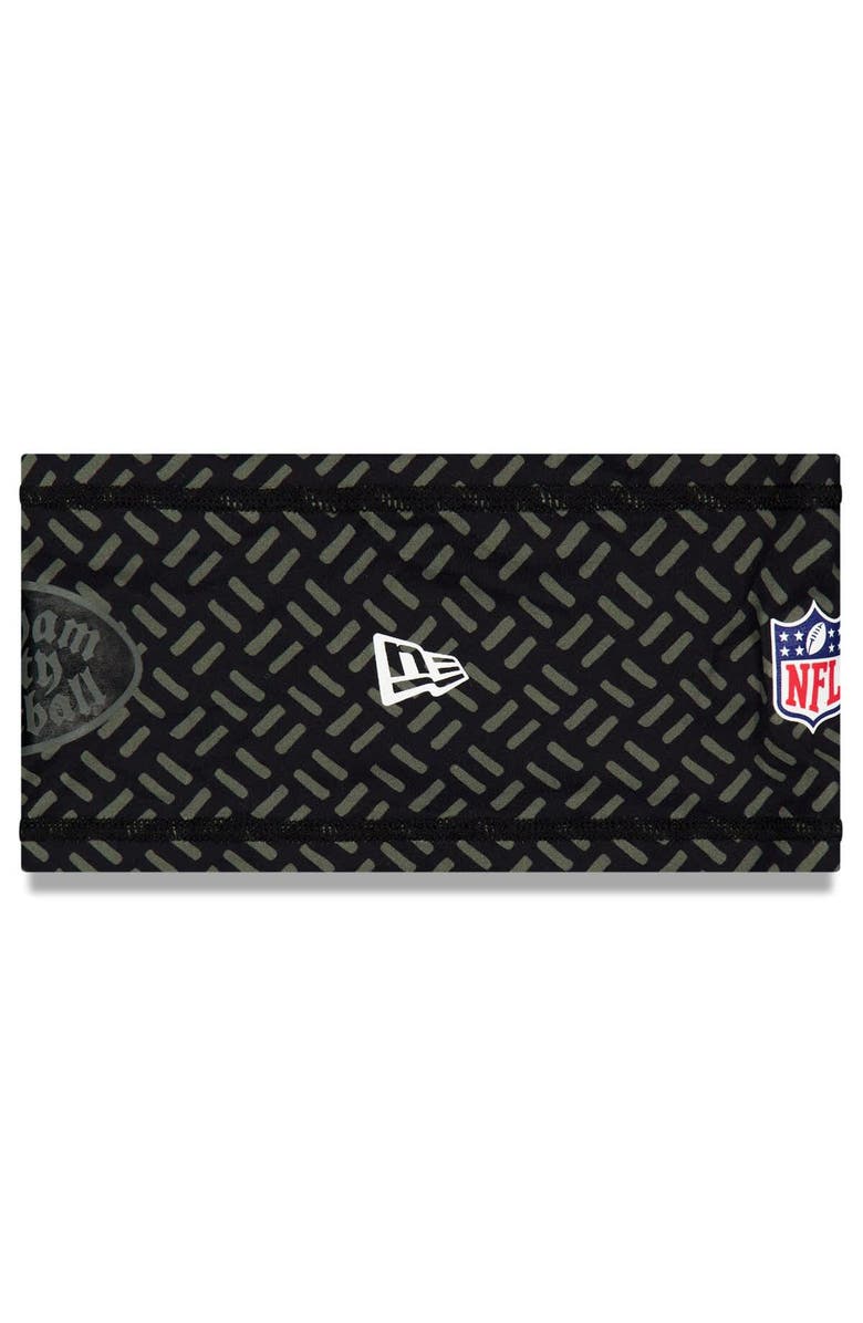 New Era Men's New Era  Black New York Jets 2025 Rivalries Collection Sideline Headband, Alternate, color, Black