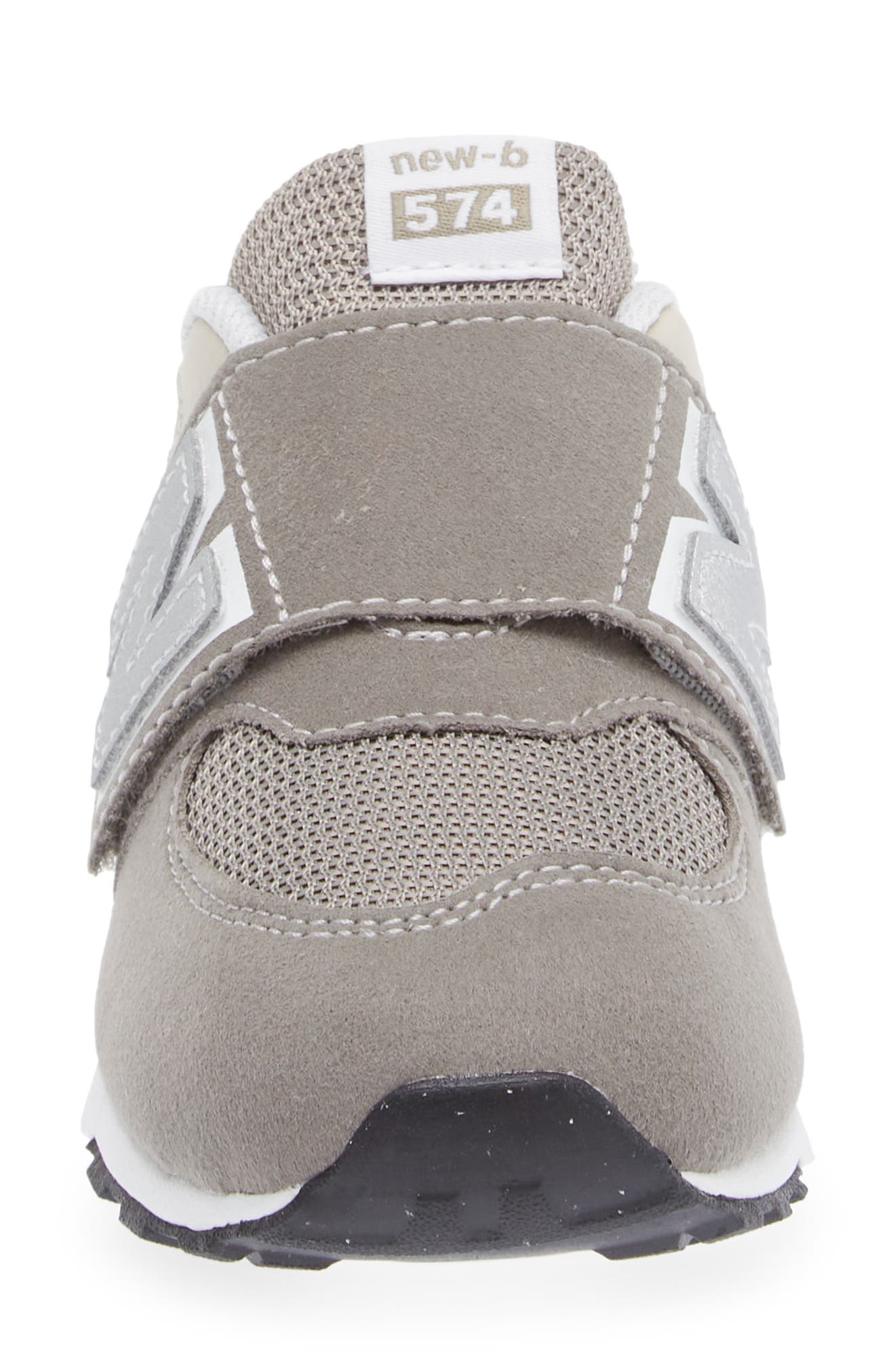 New Balance Kids' 574 New B Sneaker, Alternate, color, Rain Cloud