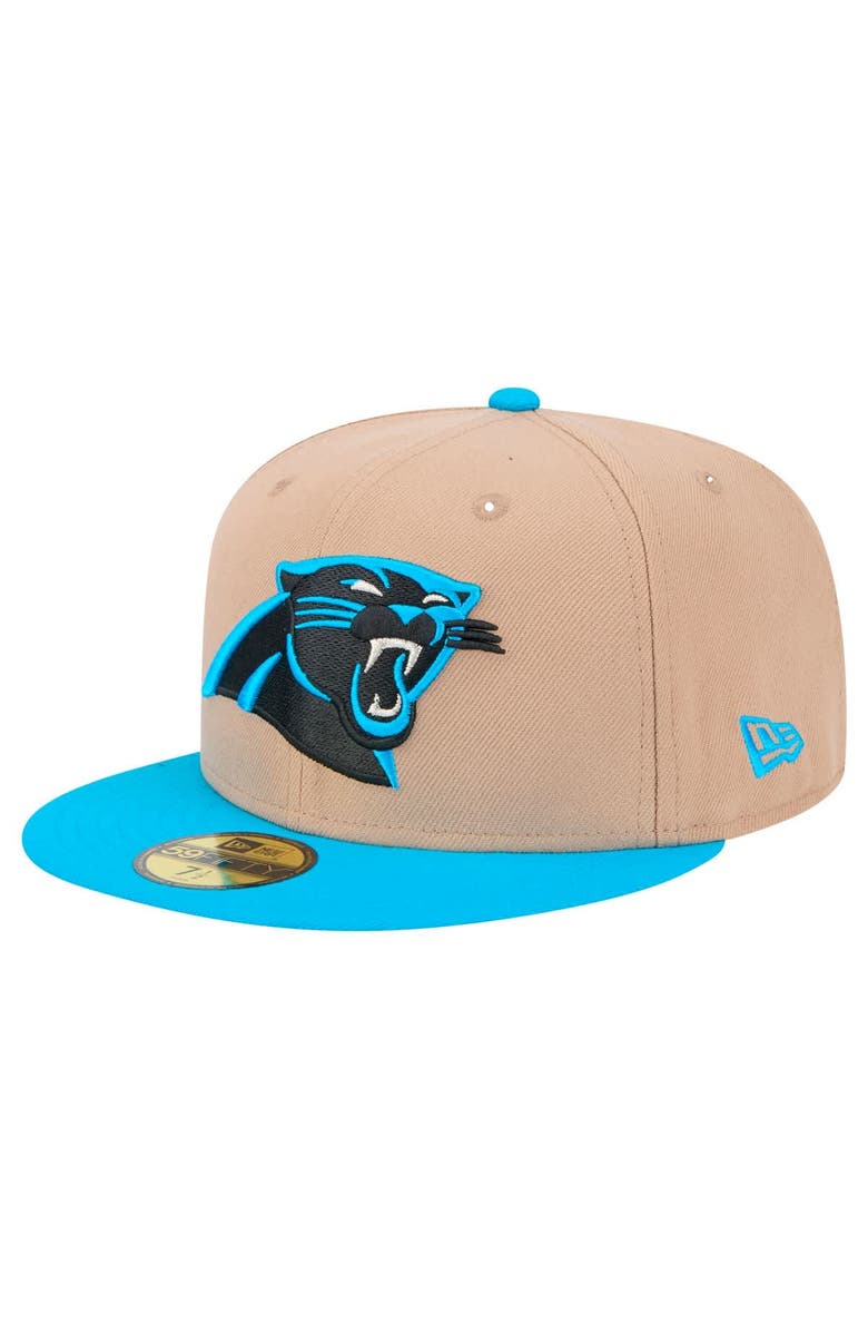 New Era Men's New Era Tan Carolina Panthers   Logo Main 59FIFTY Fitted Hat, Main, color, Tan
