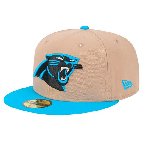Men's New Era Tan Carolina Panthers   Logo Main 59FIFTY Fitted Hat