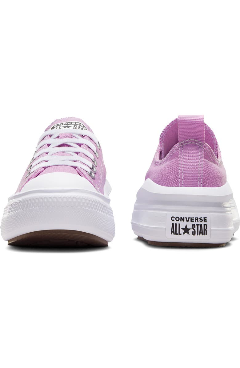 Converse Kids' Chuck Taylor<sup>®</sup> All Star<sup>®</sup> Move Platform Oxford Sneaker, Alternate, color, Classic Amethyst/ White