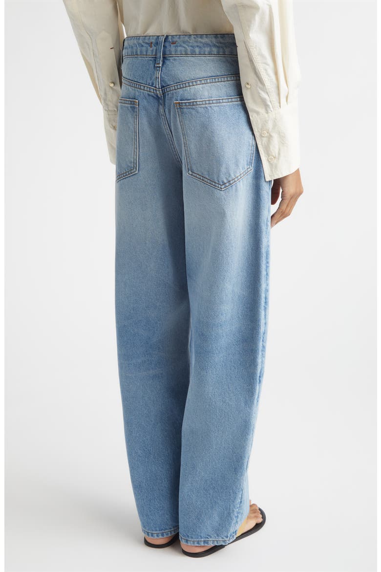 Rider Low Rise Barrel Leg Jeans, Alternate, color, SALT WASH