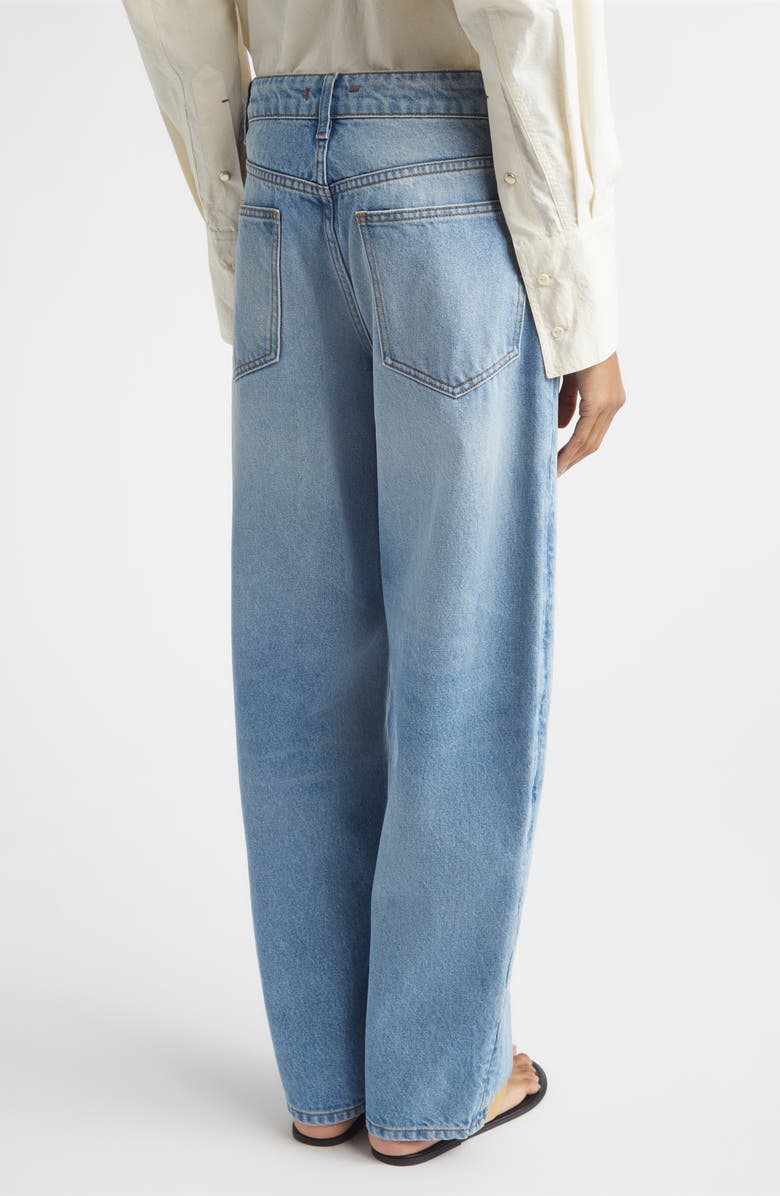 OSSOU Rider Low Rise Barrel Leg Jeans, Alternate, color, Salt Wash