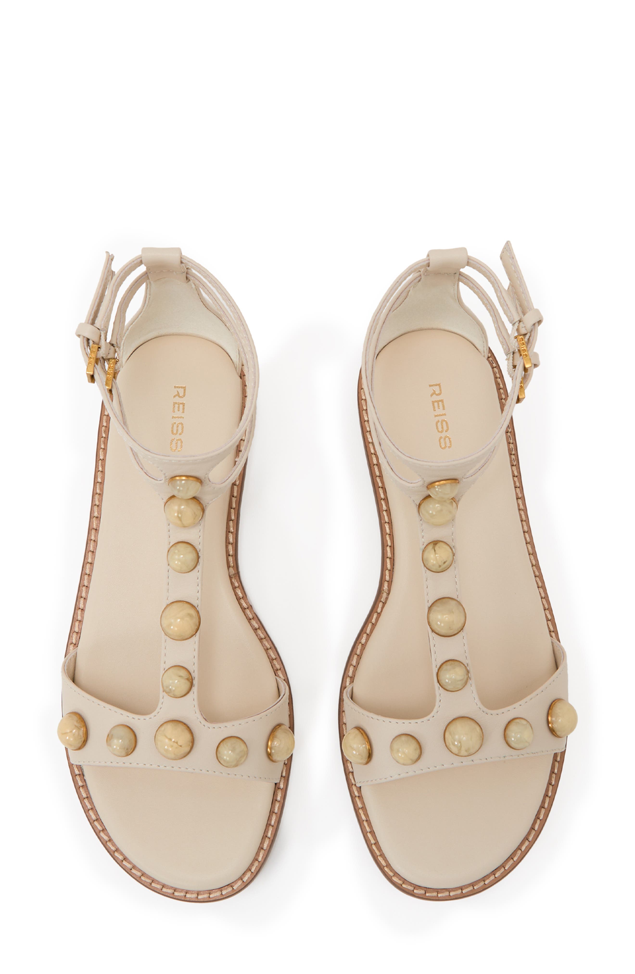 Reiss Elodie Ankle Strap Sandal, Alternate, color, 