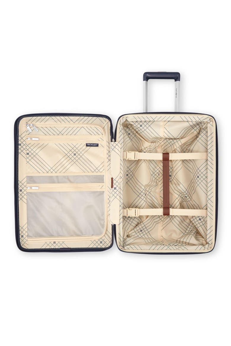 Virtuosa Hardside Expandable 21" Carry On Spinner Luggage, Alternate, color, Navy