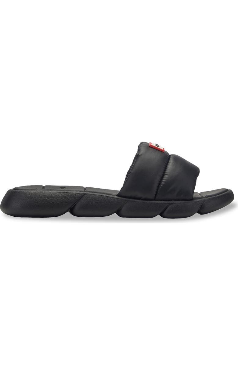 Hunter Coast Water Resistant Slide Sandal, Alternate, color, Black 001